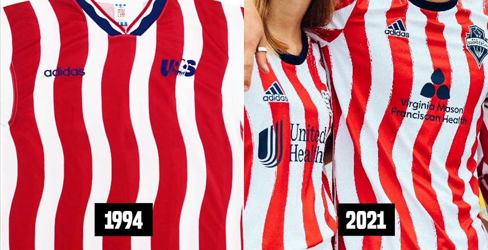 USA '94 World Cup-Inspired Adidas MLS 2021 'Americana' Pre-Match ...